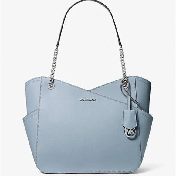 MICHAEL KORS
Jet Set Large Saffiano Leather Shoulder we Tote Bag
PALE BLUE - Picture 1 of 3